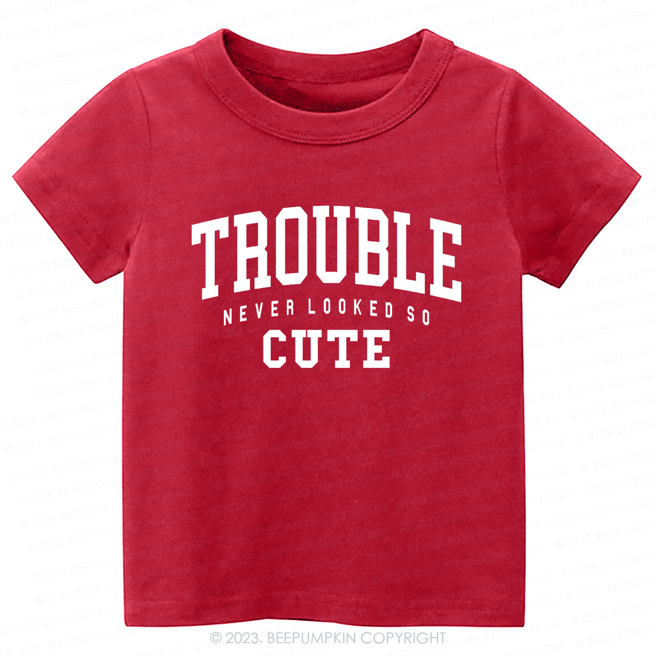Trouble Never Looked So Cute Kids Shirt