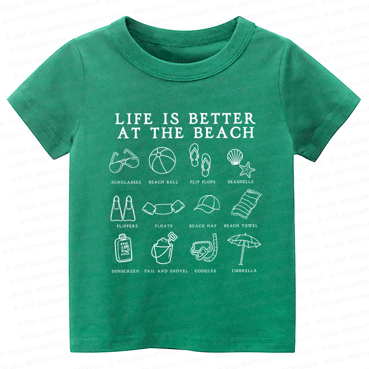 Life Is Better At The Beach Kids Shirt