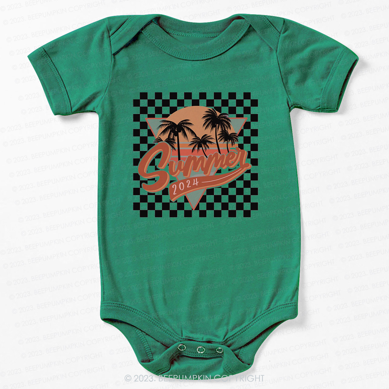 Retro Summer 2024 Natural Bodysuit For Baby