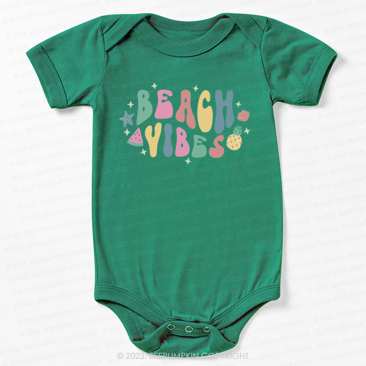Retro Summer Beach Vibes  Bodysuit For Baby