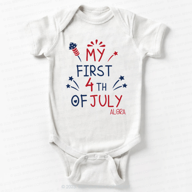 My First Independence Day Bodysuit For Baby
