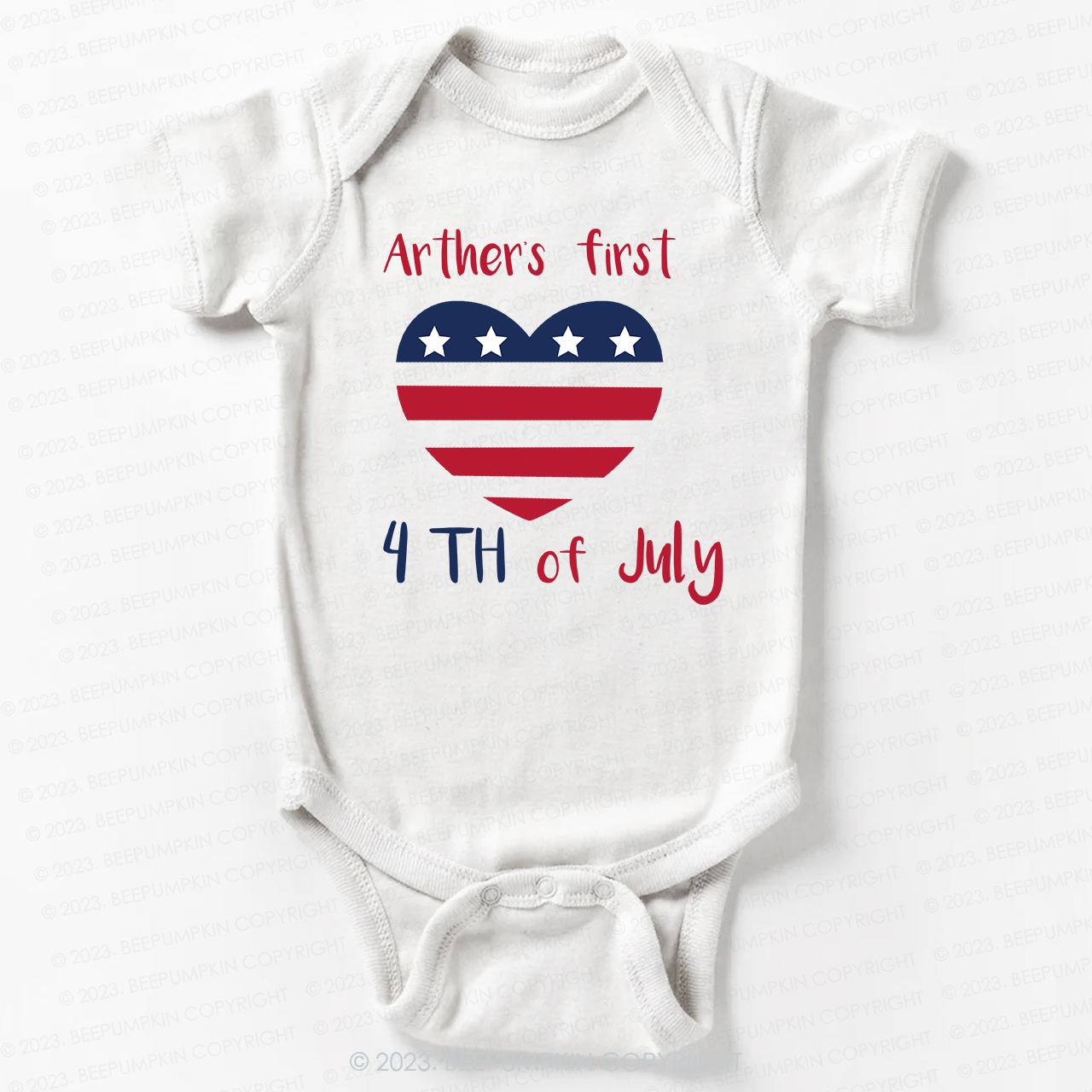 Baby's First Independence Day Bodysuit For Baby