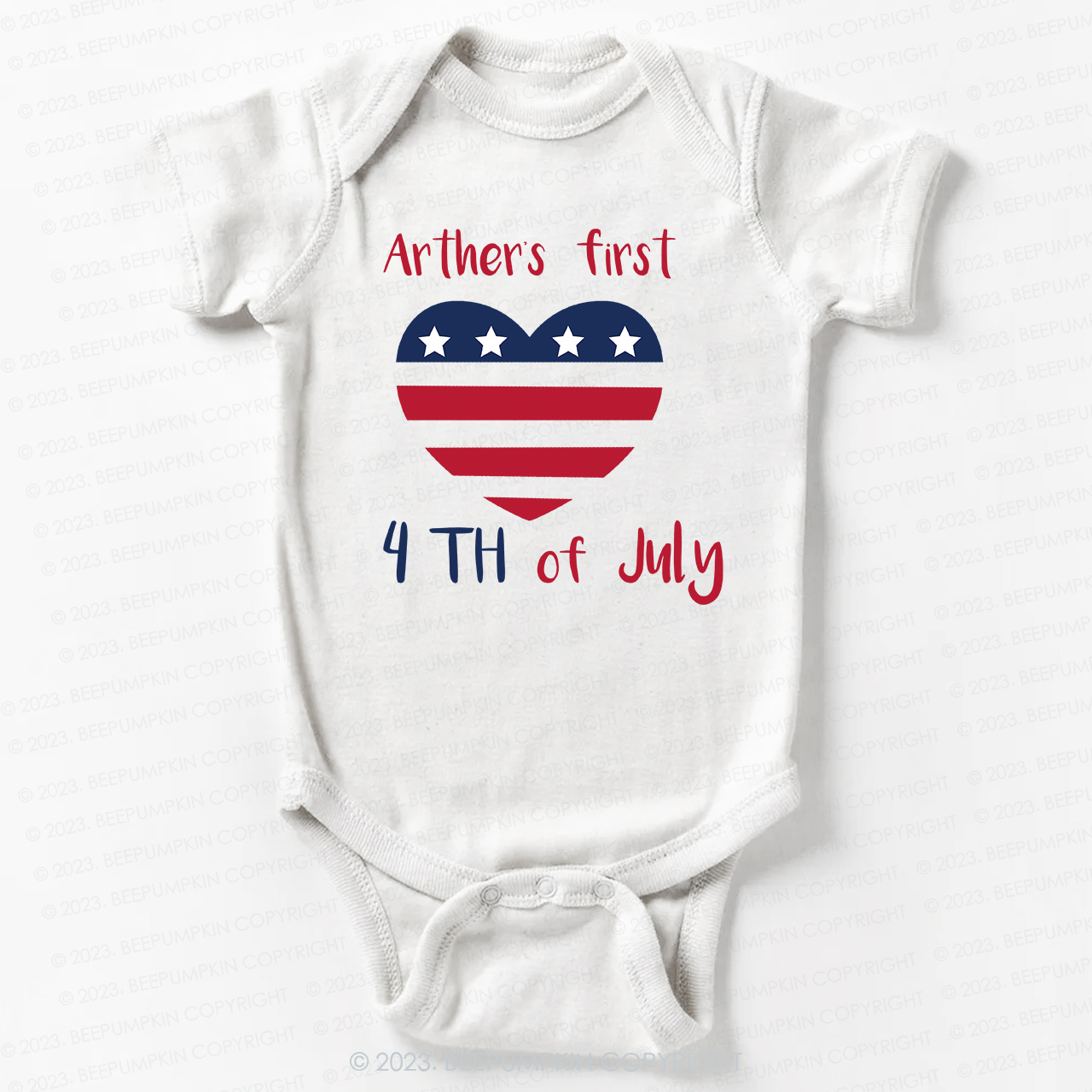 Baby's First Independence Day Bodysuit For Baby