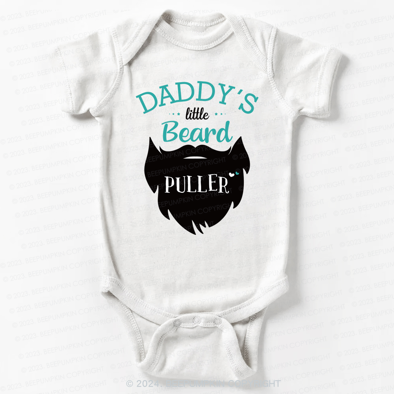 Personalized Beard Bodysuit For Baby 