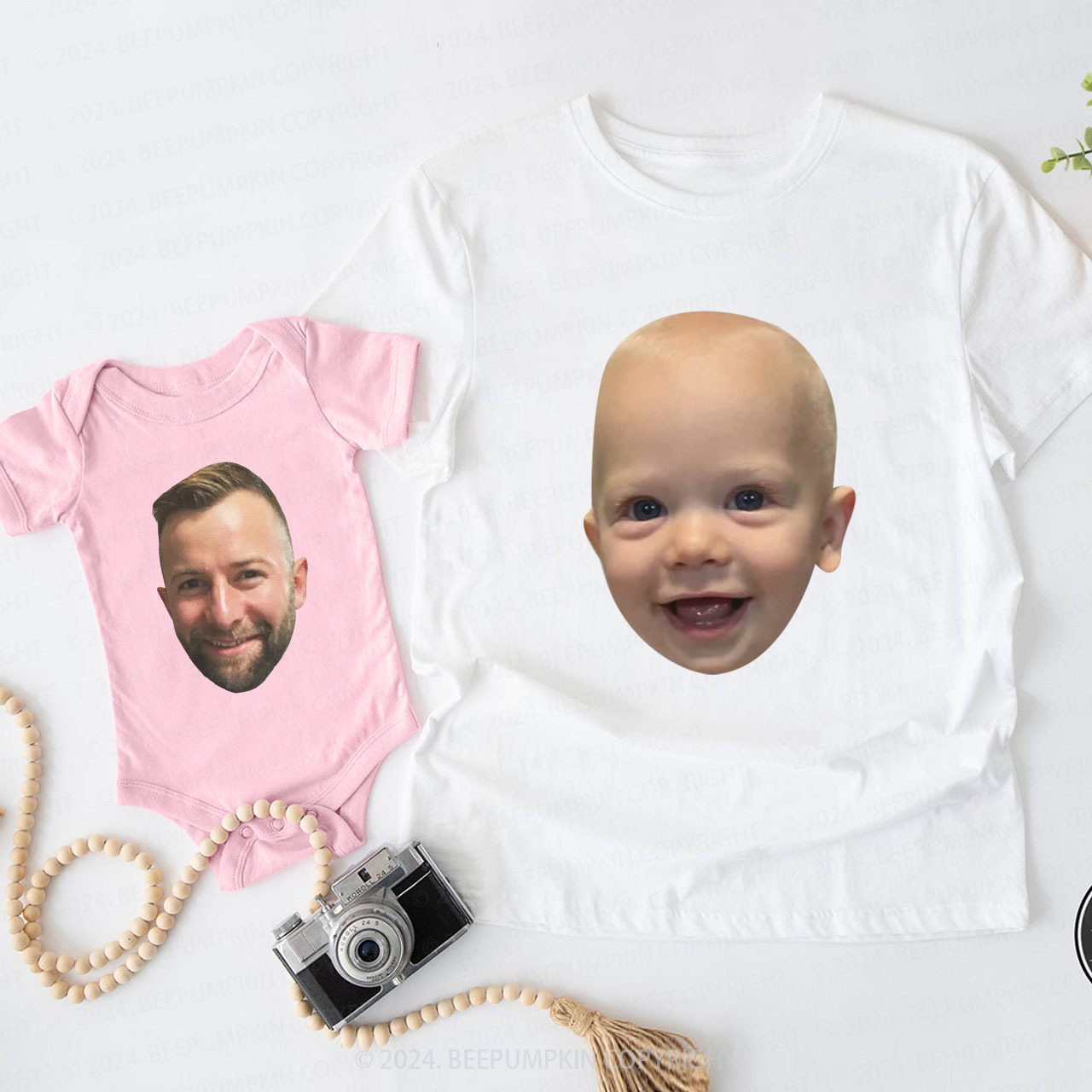 Personalized Photo Daddy And Me Matching Shirt