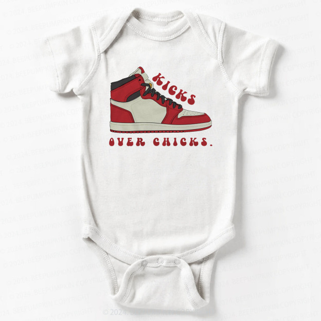 Kicks Over Chicks Bodysuit For Baby 7