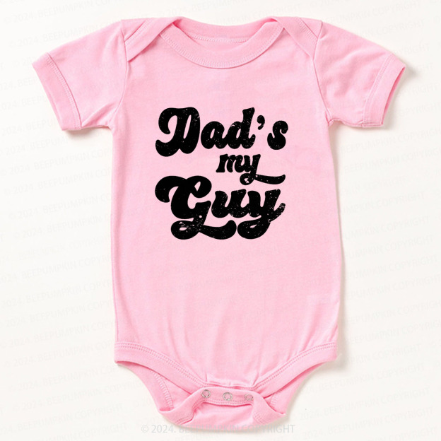 Daddy's My Guy Retro Bodysuit For Baby 