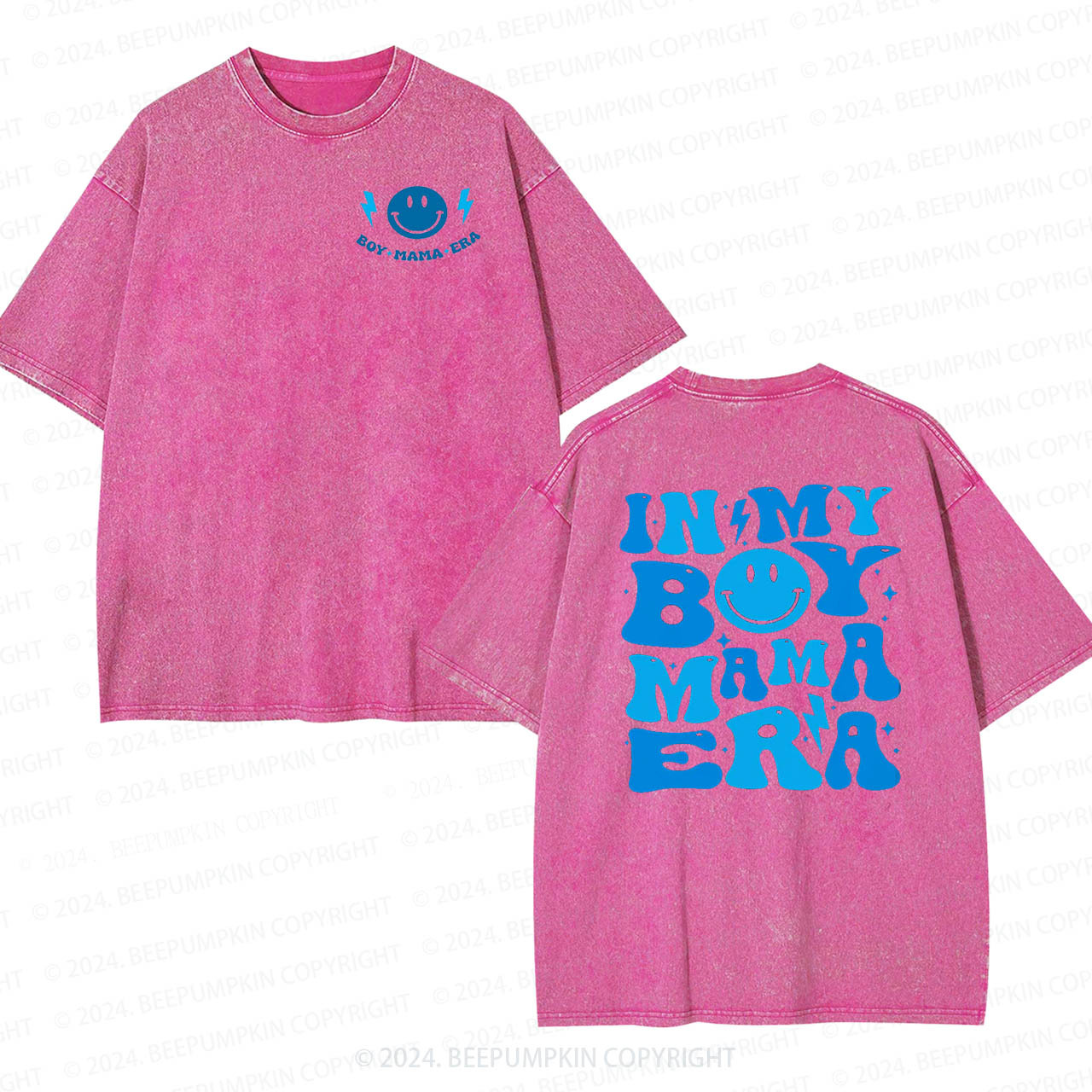 In My Boy Mama Era Mama Washed T-Shirts 