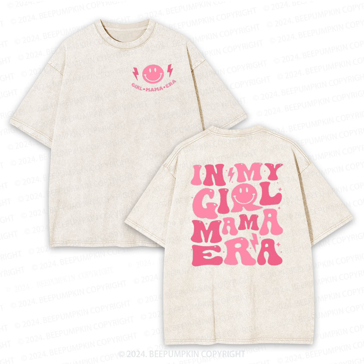In My Girl Mama Era Mama Washed T-Shirts 