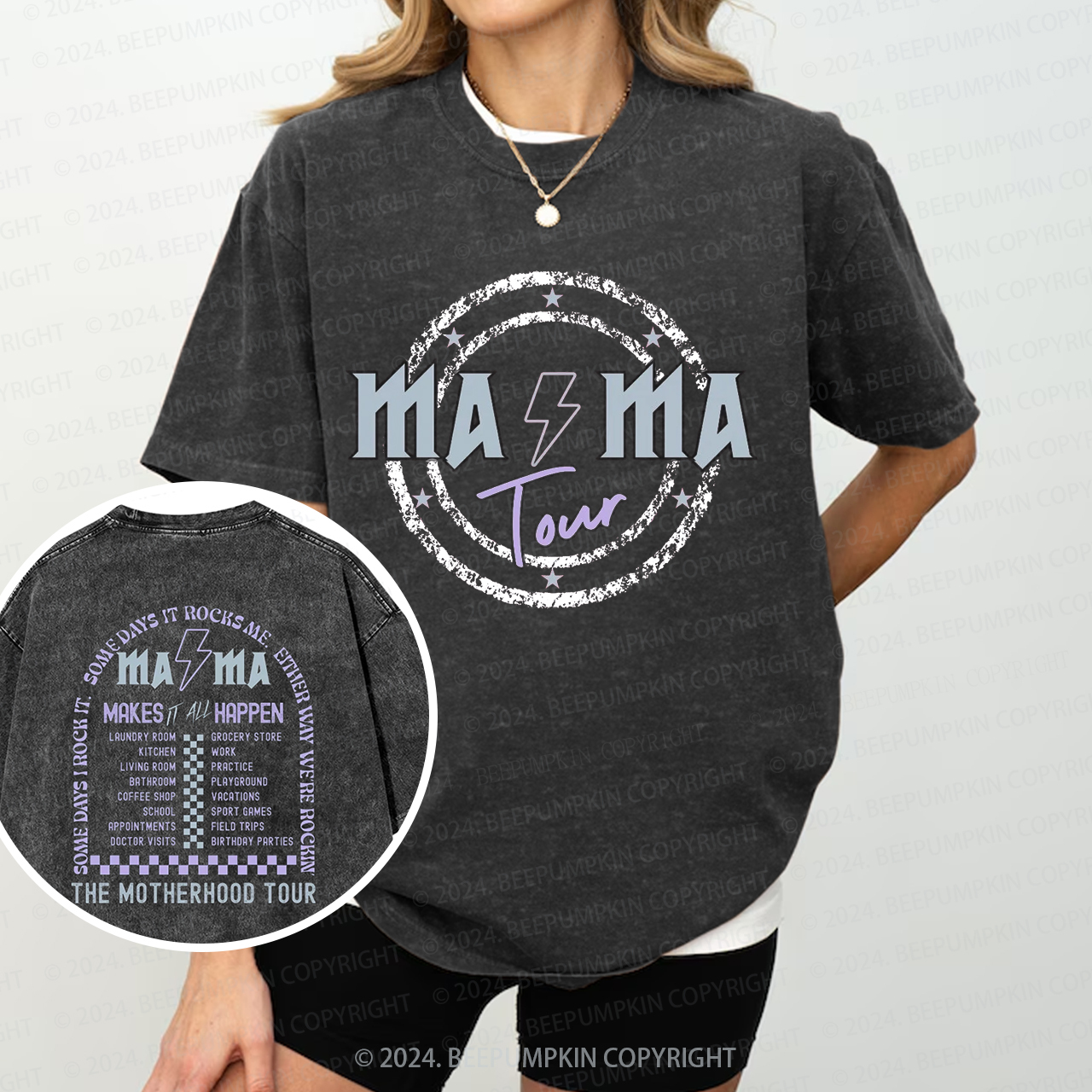 Mama Rock Tour Mama Washed Tees