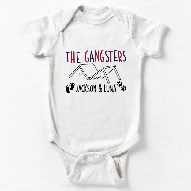 Personalized The Gansters Baby Bodysuit For Baby 
