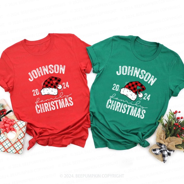 2024 Personalized Custom Christmas Family Shirts