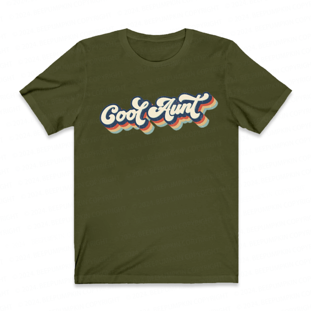  Retro Cool Aunt Auntie Shirt