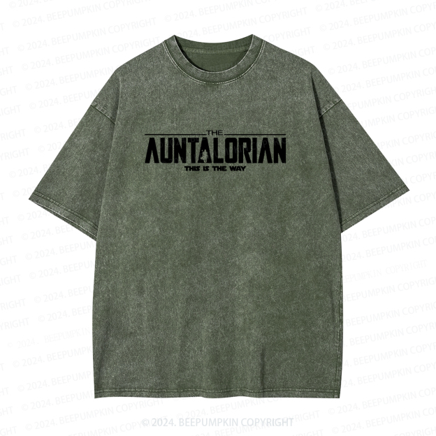 Cool Auntalorian Auntie Washed Tees