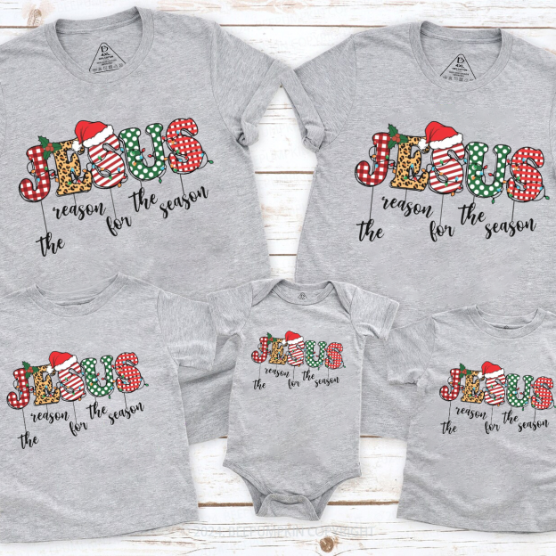  Jesus Christmas Christ Christmas Matching T-Shirts