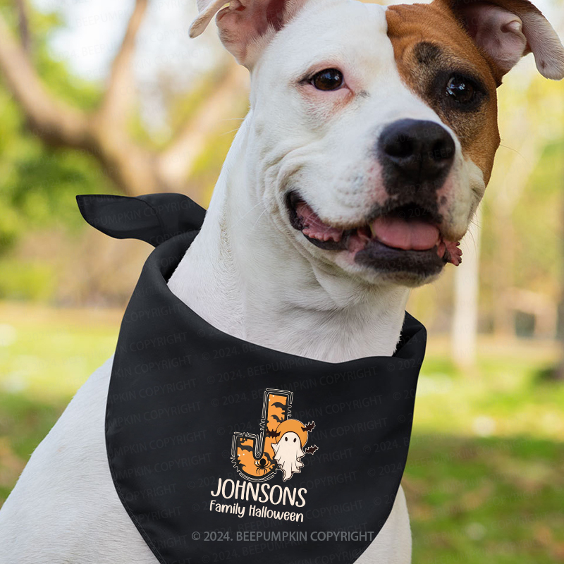 Personalized Halloween Ghost Name Family Matching Shirts