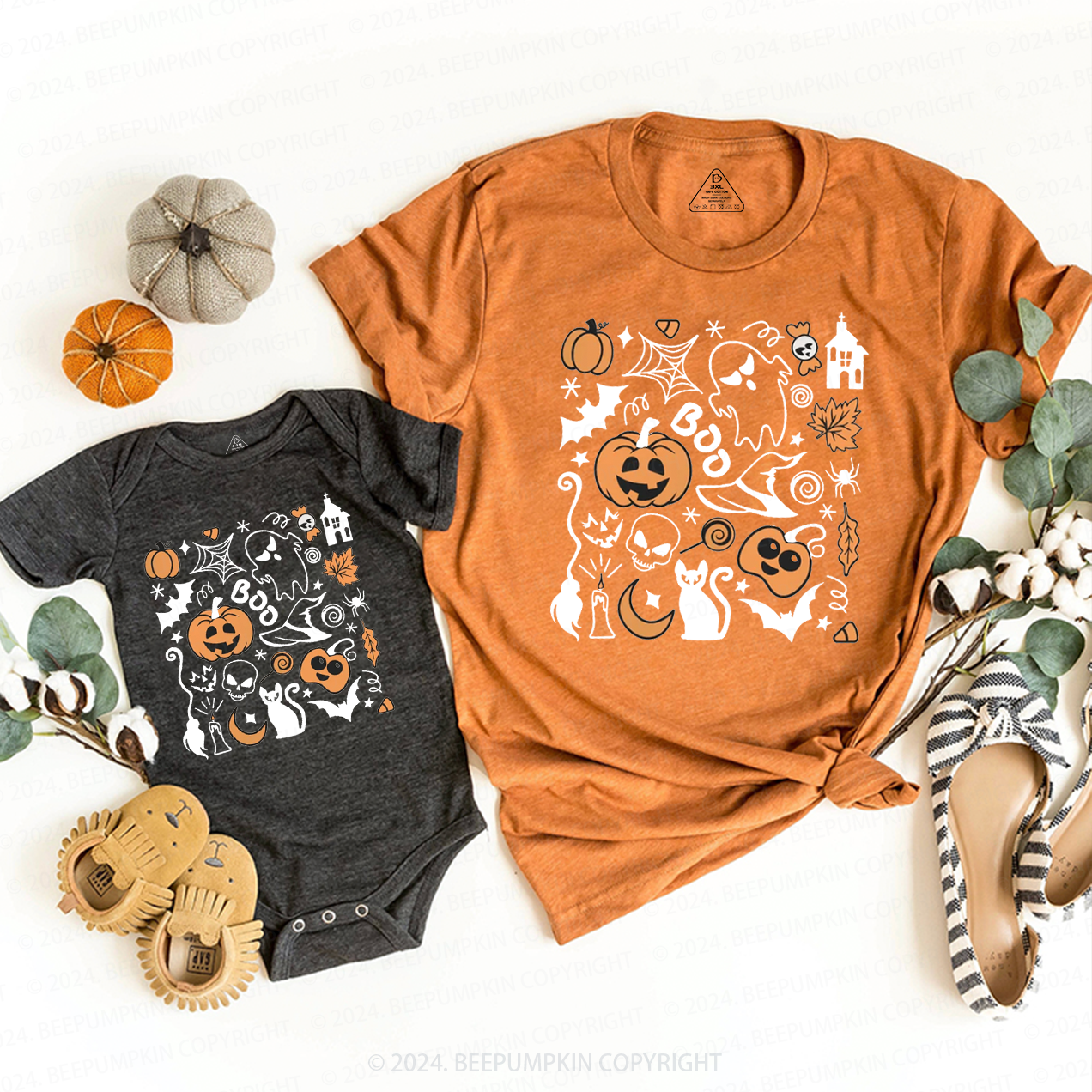 Vintage Spooky Halloween Mom&Me Matching Shirt