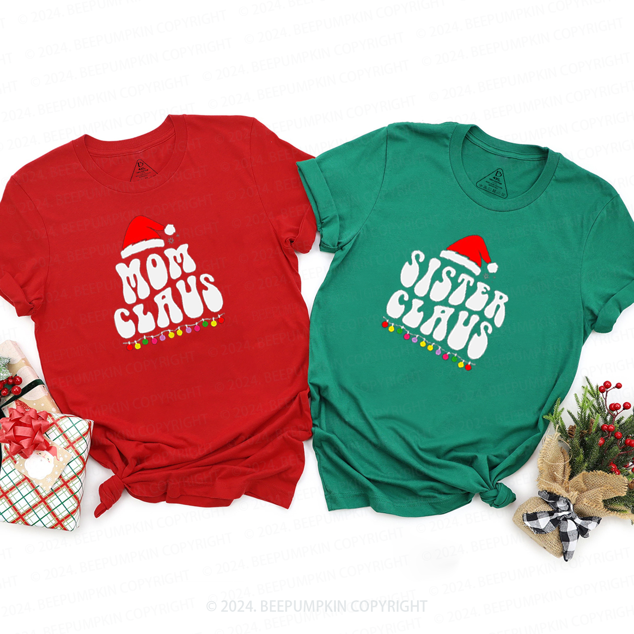 Family Christmas  Matching T-Shirts Beepumpkin