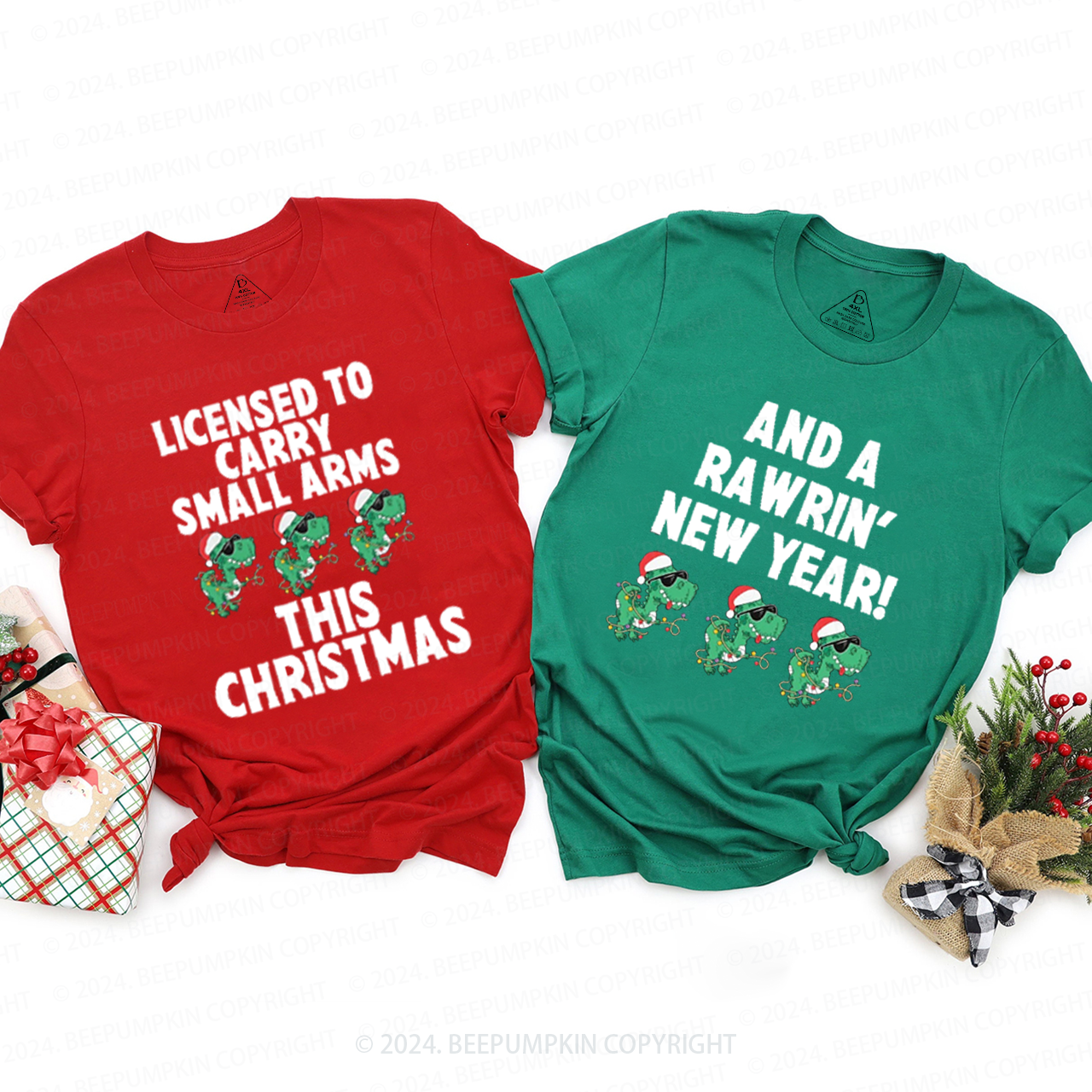Christmas Family Matching T-Shirts Beepumpkin