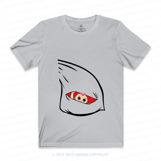 Santa Baby Couple Christmas Pregnancy T-Shirts Beepumpkin