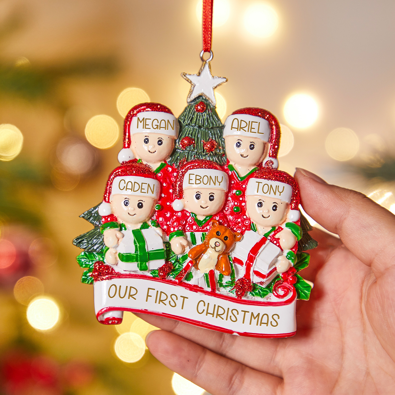Personalized Christmas Gift Family Christmas Ornament