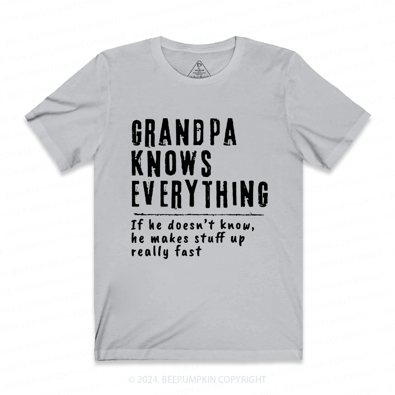Personalized Funny Grandpa Christmas Gift Shirt