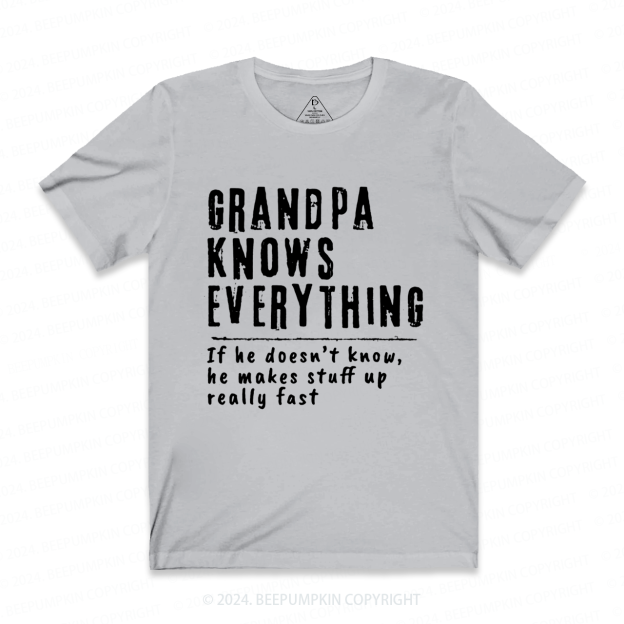 Personalized Funny Grandpa Christmas Gift Shirt
