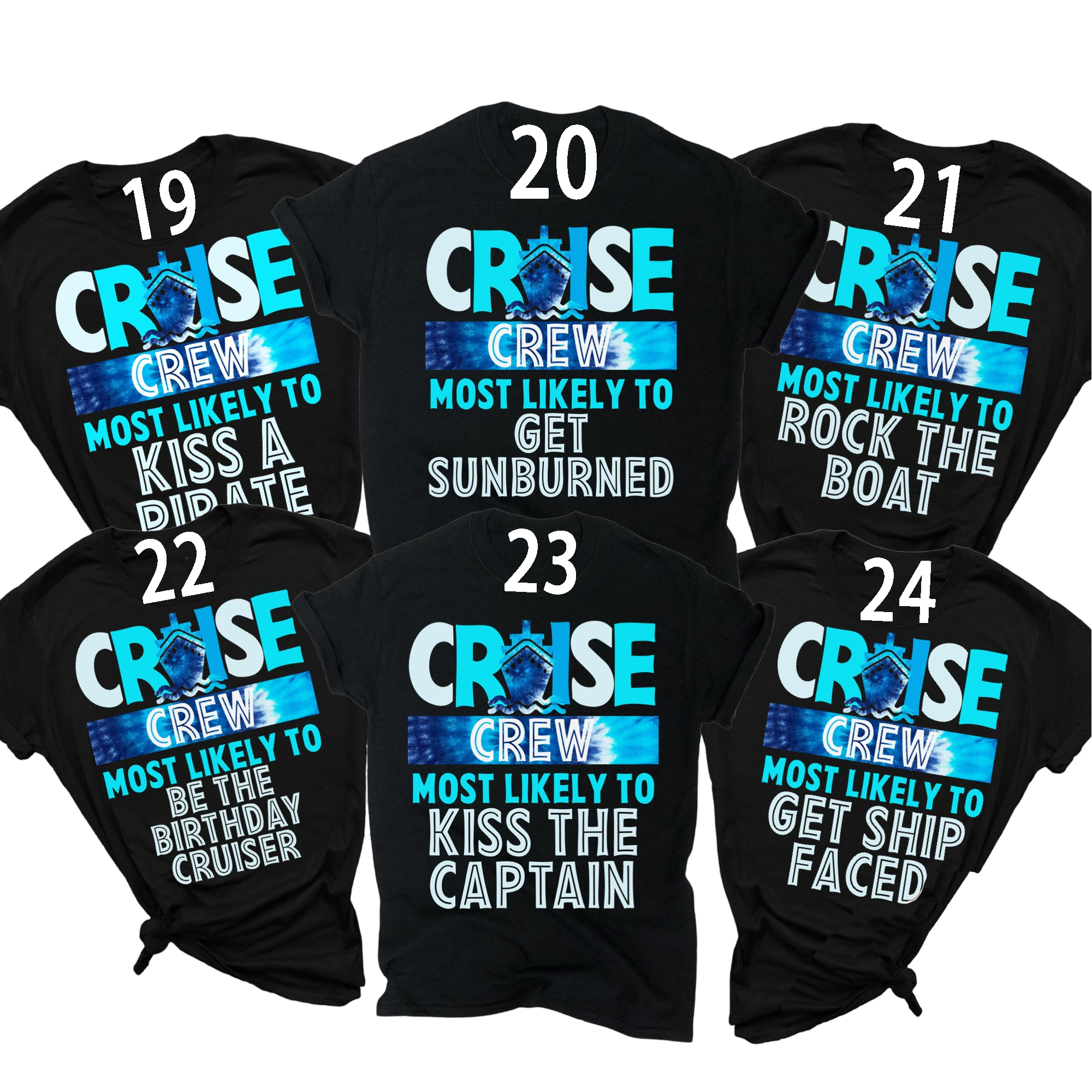 Most Likely To Matching Cruise Squad Family Matching T-Shirts 