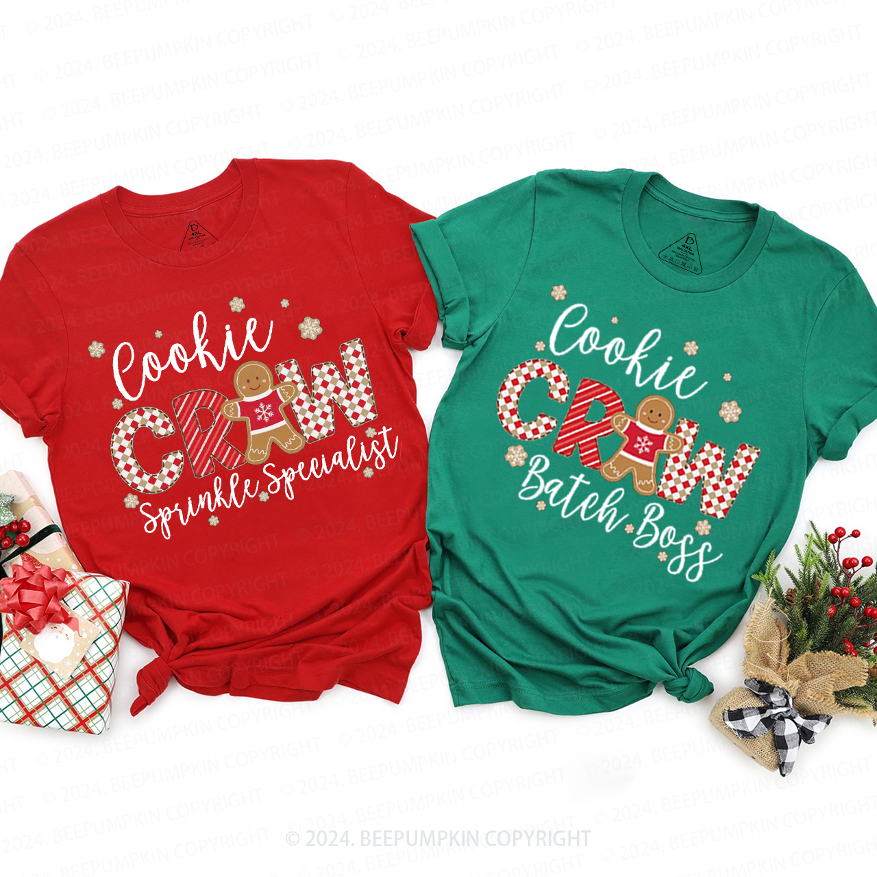 Cookie Baking Family Matching T-Shirts Beepumpkin