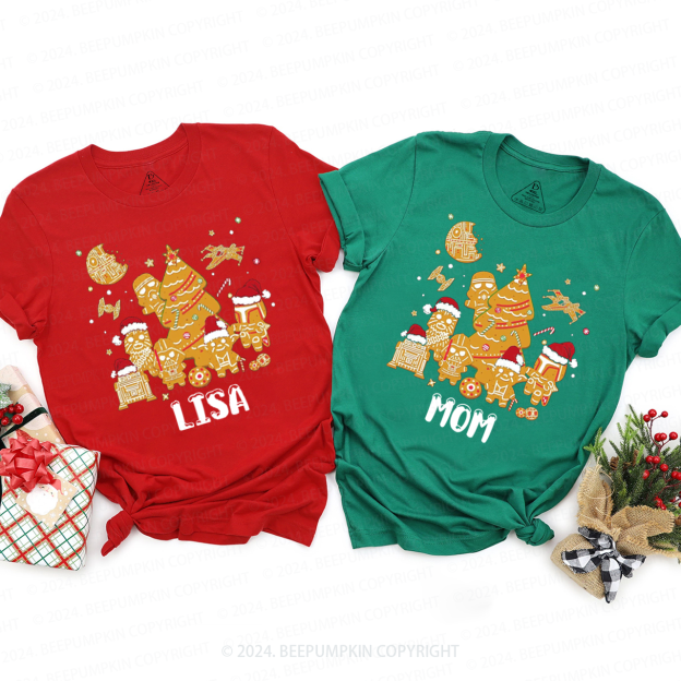 Cute Cookie Soldier Family Matching T-Shirts Beepumpkin
