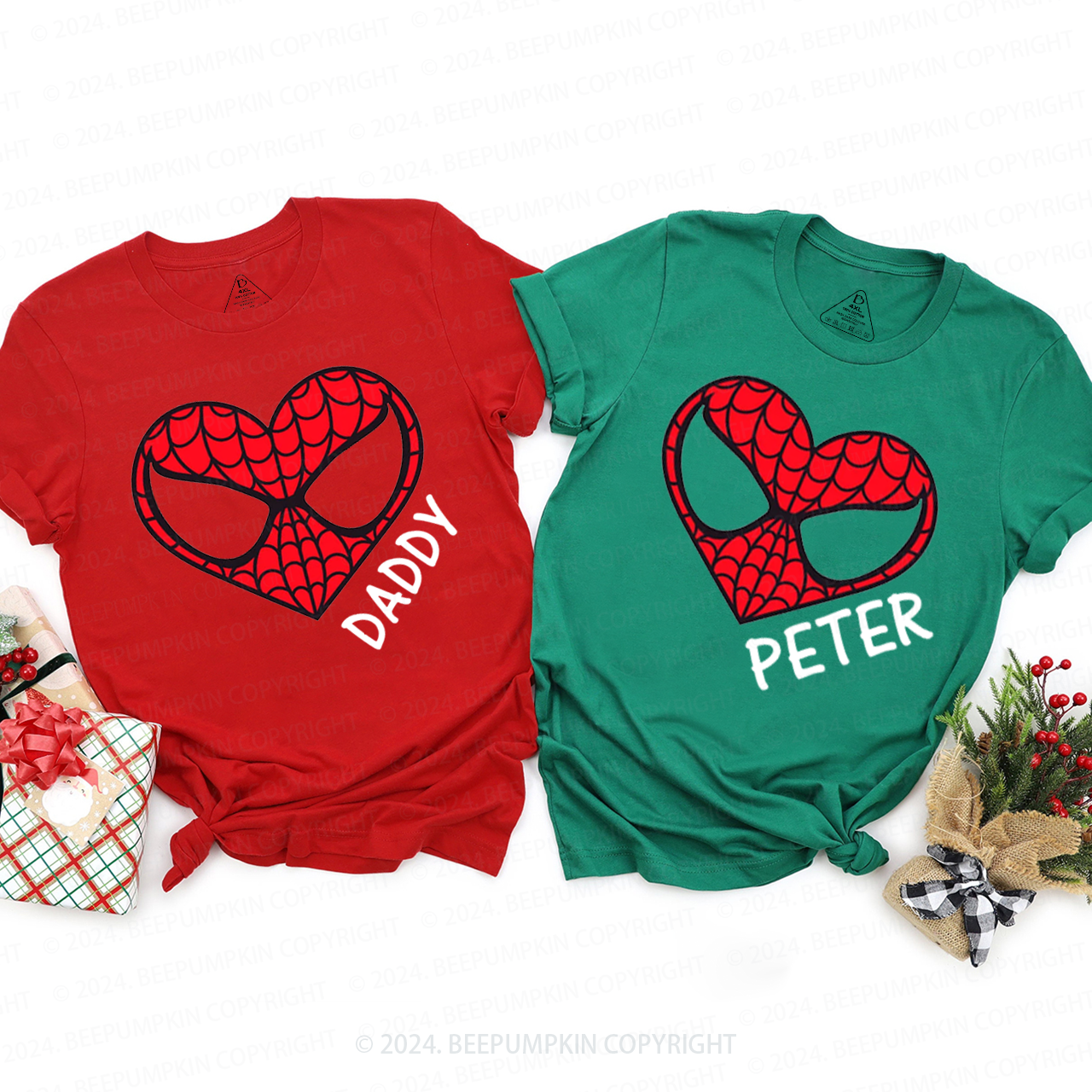 Super Hero Family Matching T-Shirts Beepumpkin