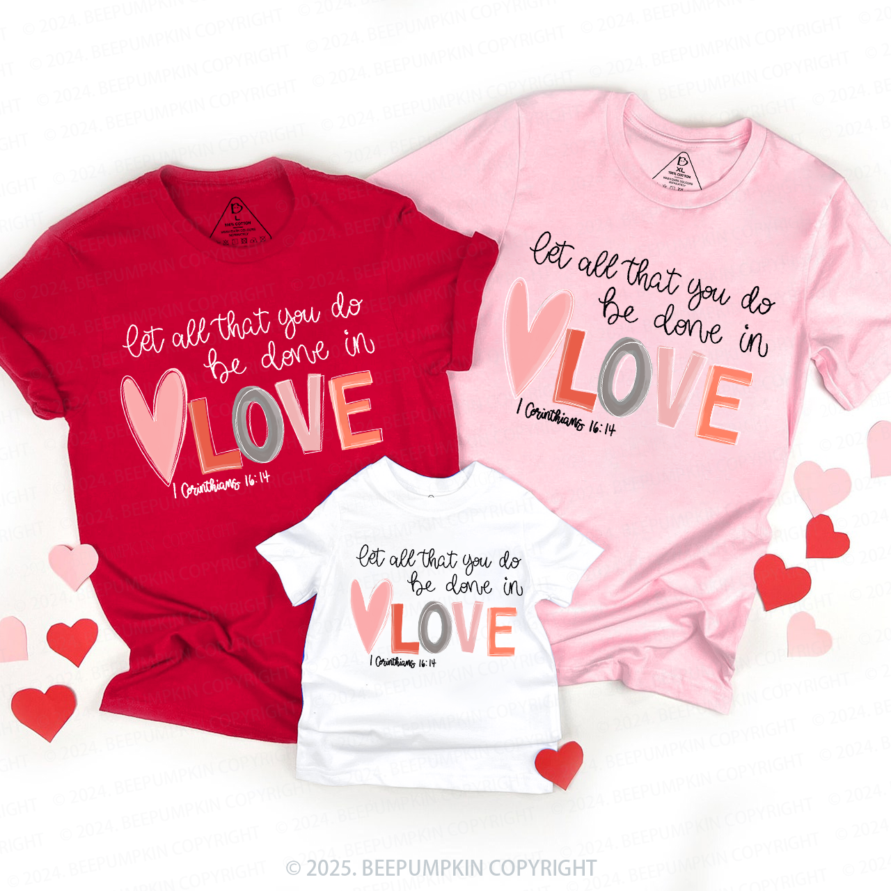 Done in Love Valentines Day Matching Shirts