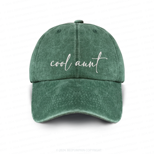 Cool Aunt Embroidered Baseball Cap