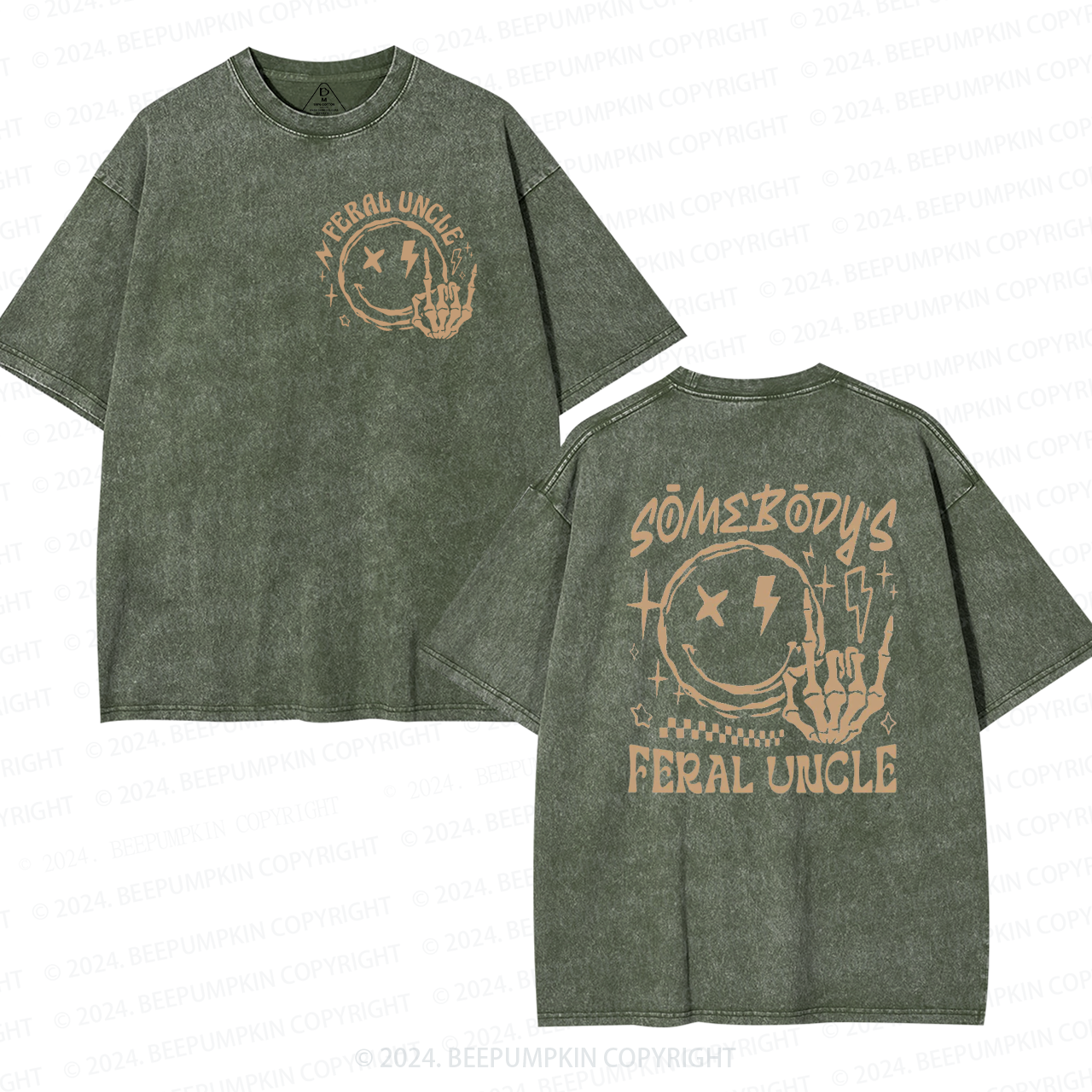 Feral Uncle Washed T-Shirts 