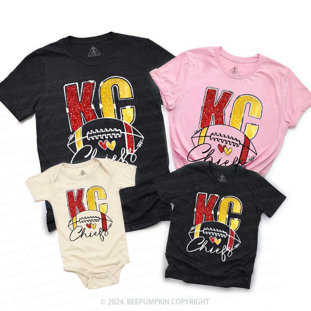 KC Kingdom Football Family Matching Tees Beepumpkin