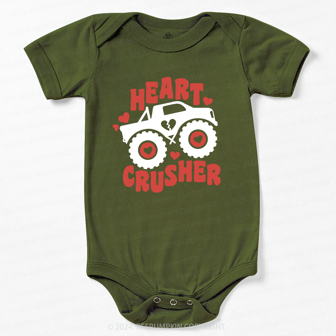 Heart Crusher Valentine's Day Bodysuit For Baby