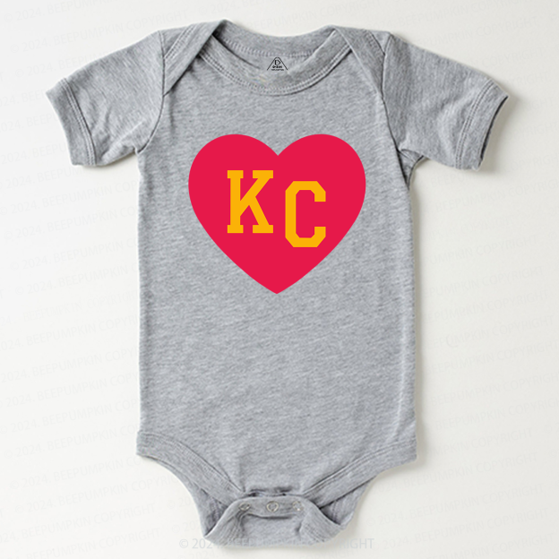Color Love KC Football Bodysuit Beepumpkin