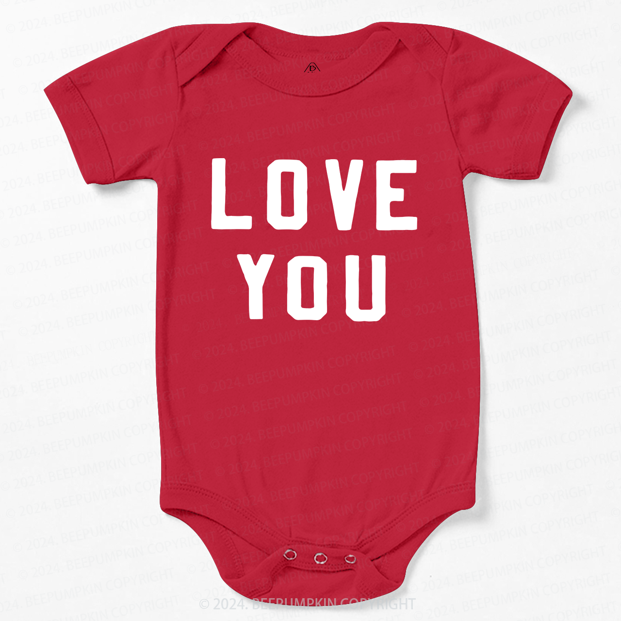 Love You Valentine Bodysuit For Baby