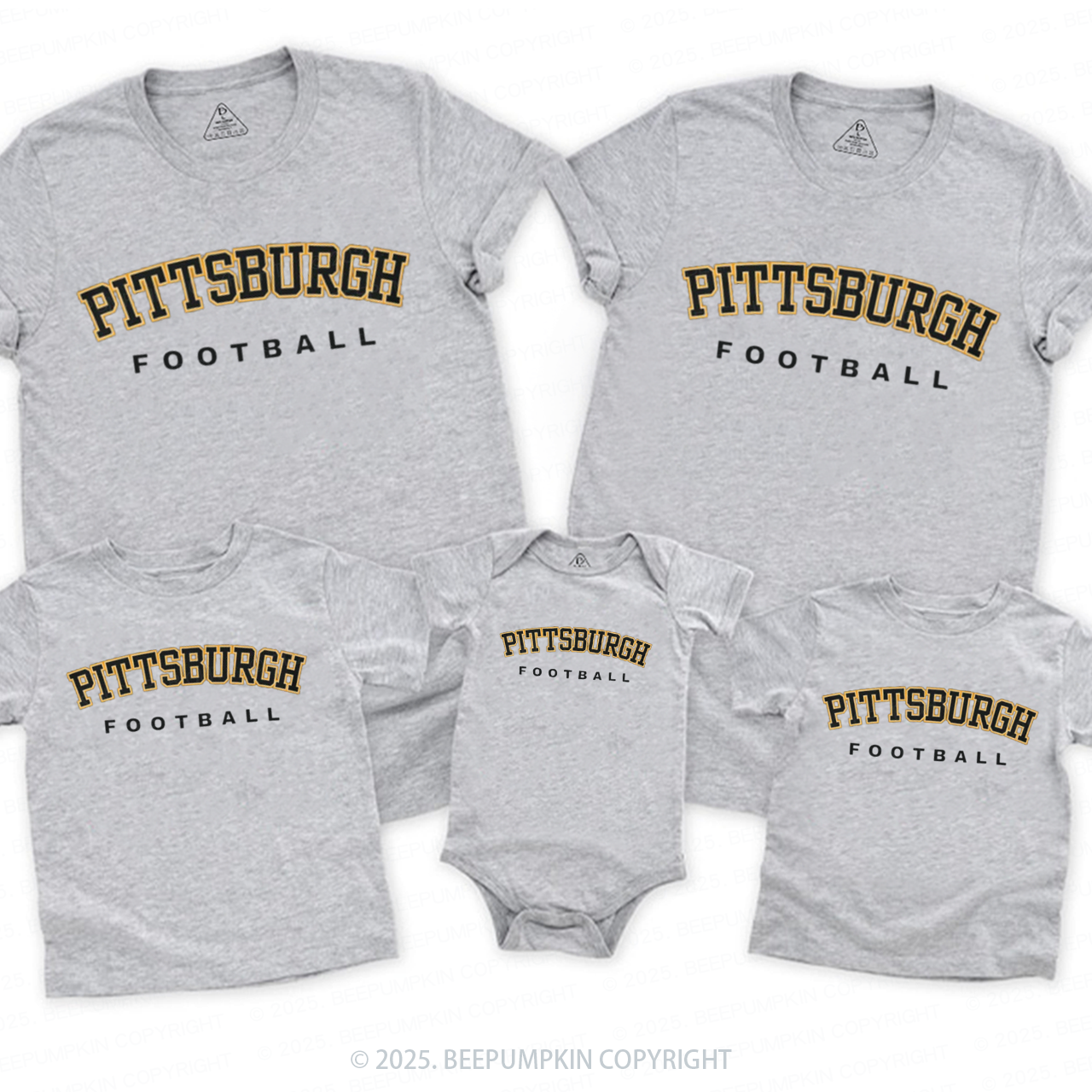 Football Game Day Family Matching Tees Beepumpkin