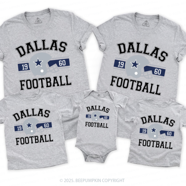 Vintage Sunday Football Family Matching Tees Beepumpkin