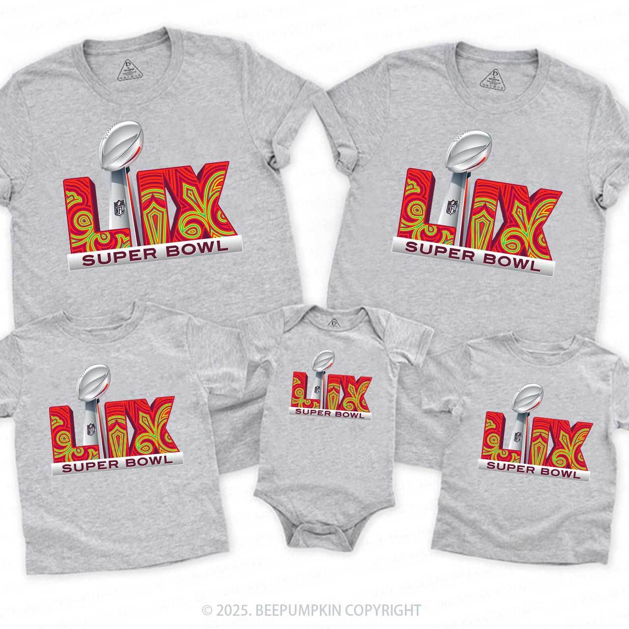 Football Fan Game Day Family Matching Tees Beepumpkin