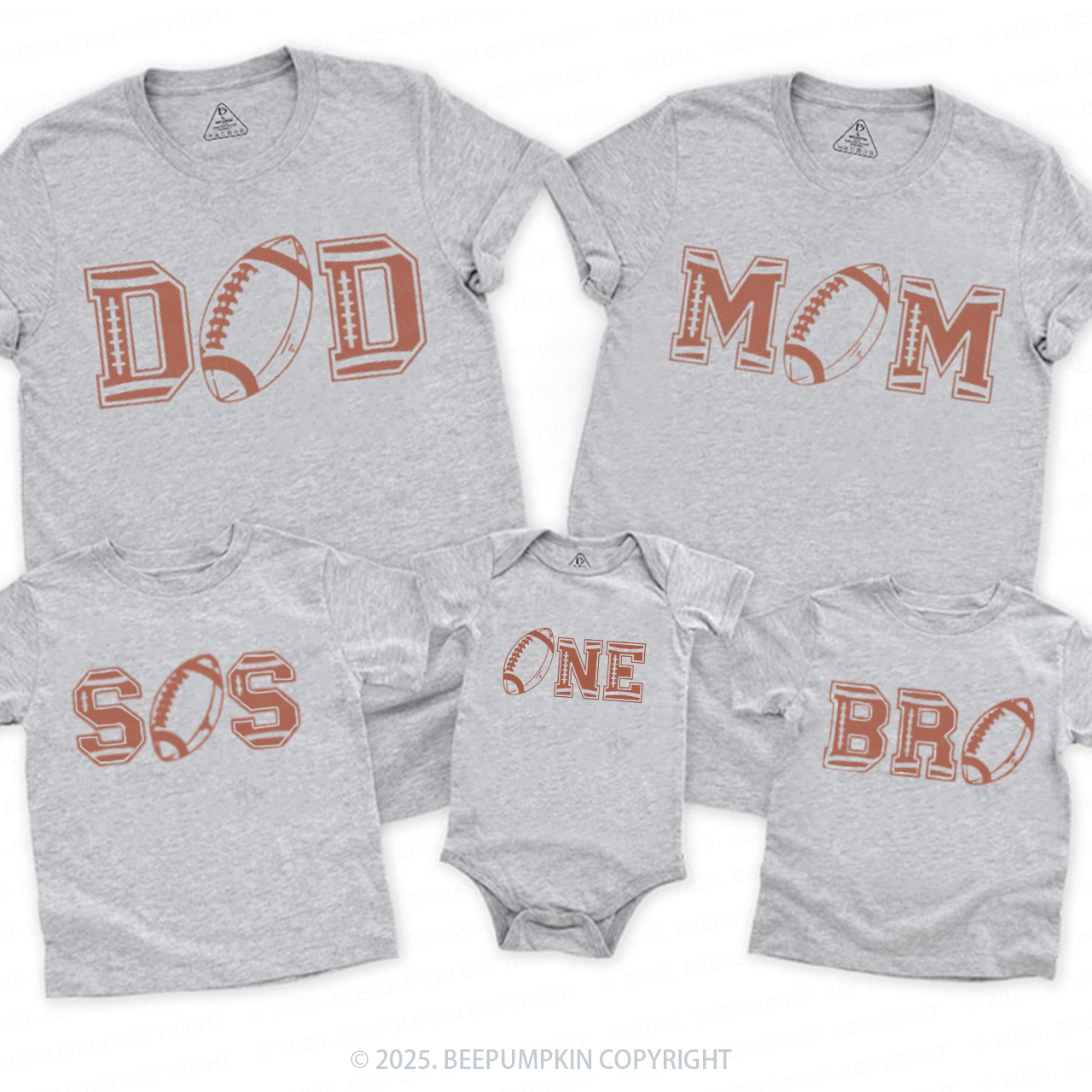 One Year Down Family Matching Tees Beepumpkin