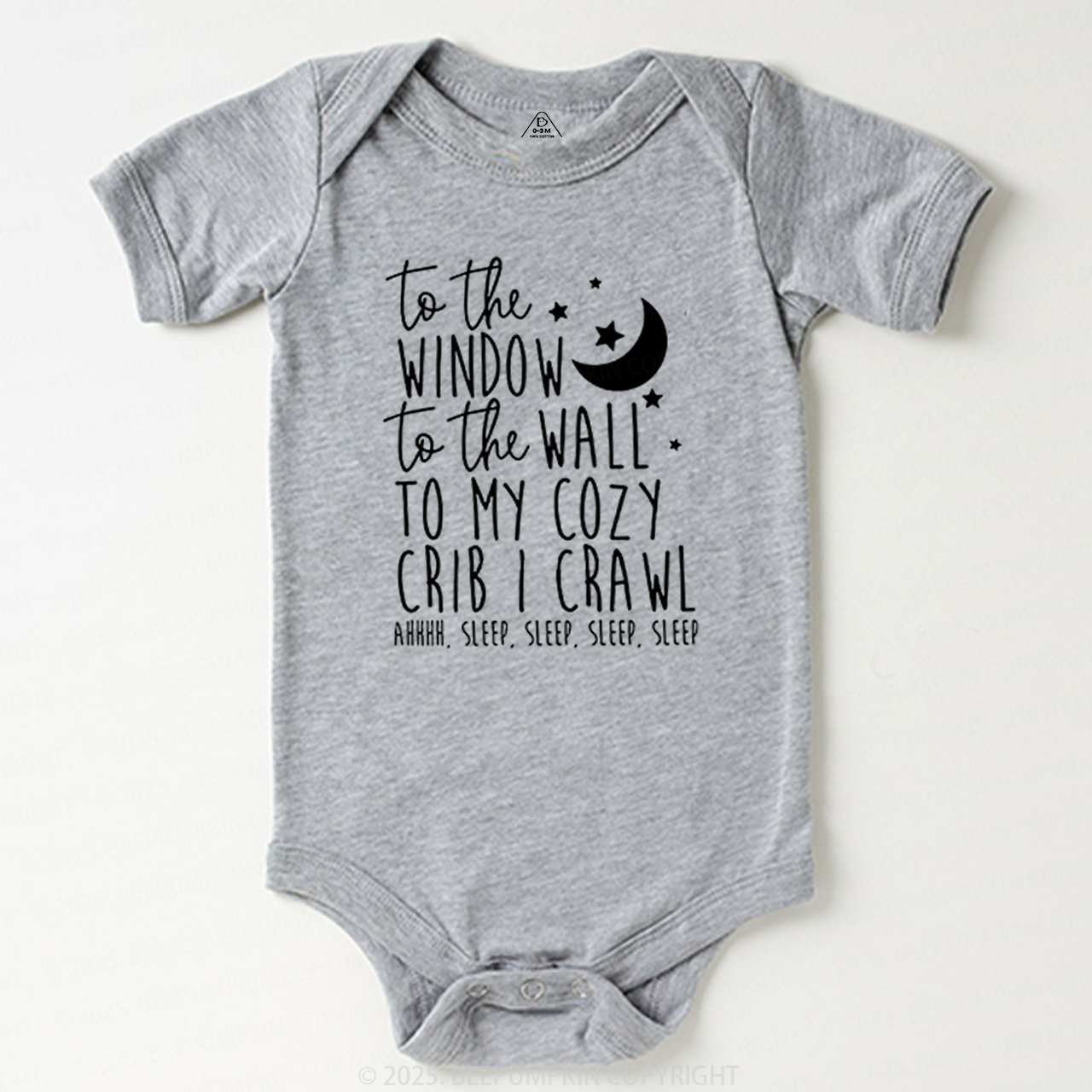 To The Window To The Wall To My Cozy Crib I Crawl Bodysuit Beepumpkin Sale-Beepumpkin™