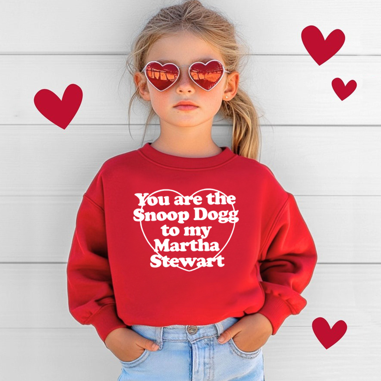 Cute Valentine's Day Kid's Sweatshirt