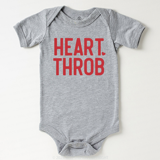 Heart Throb Valentine's Day Bodysuit Beepumpkin