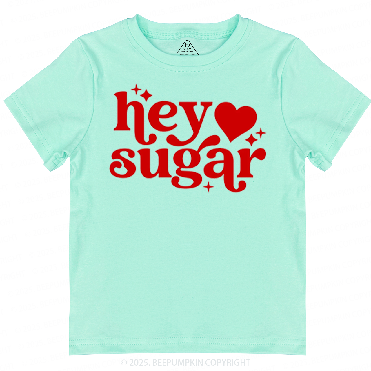 Hey Sugar Valentine's Day Toddler&Kid's Tees Beepumpkin