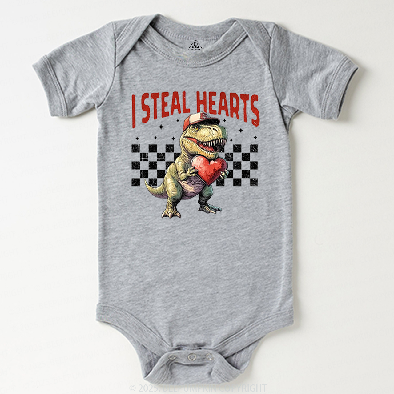 I Steal Hearts Valentine's Day Bodysuit Beepumpkin