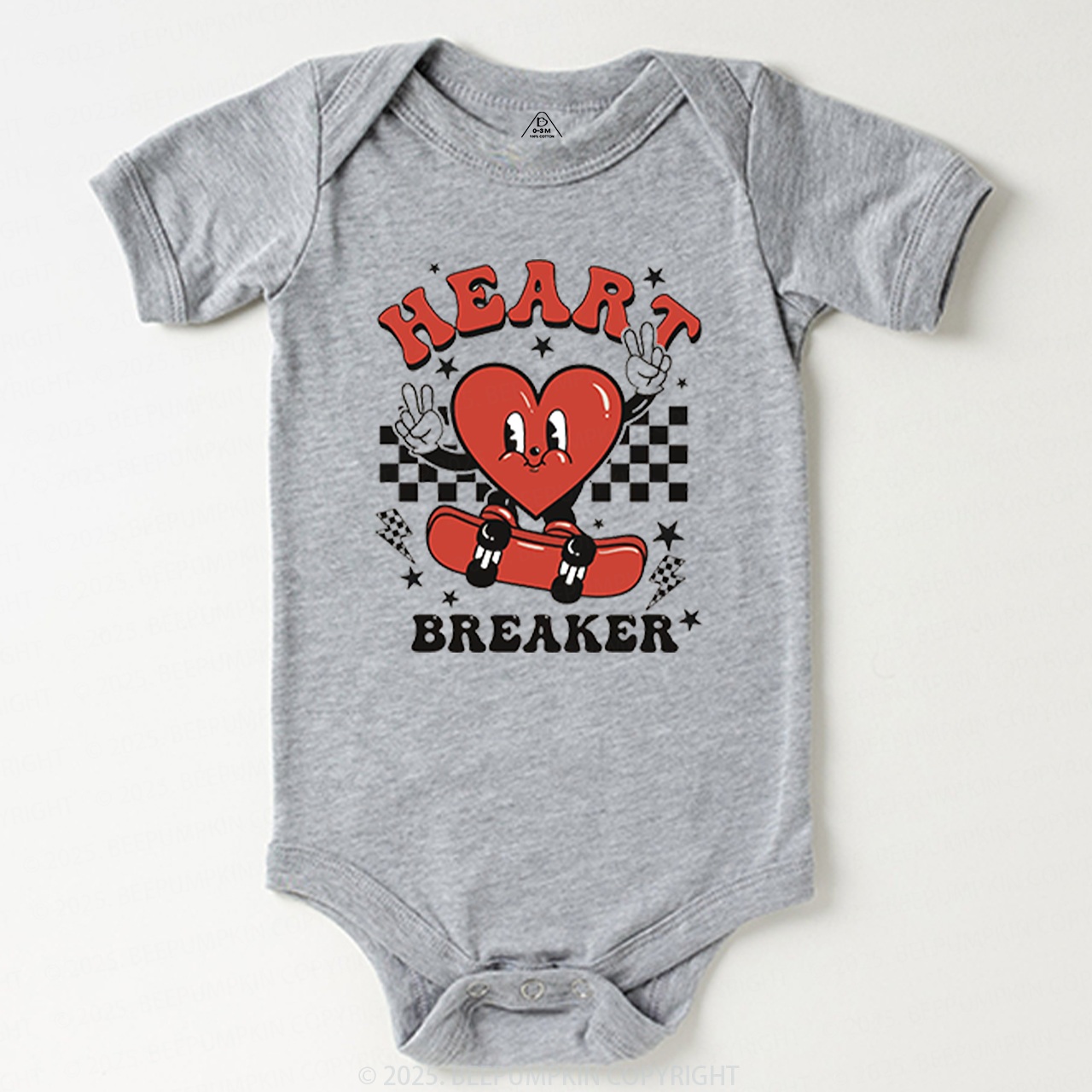 Heart Breaker Valentine's Day Bodysuit Beepumpkin 2
