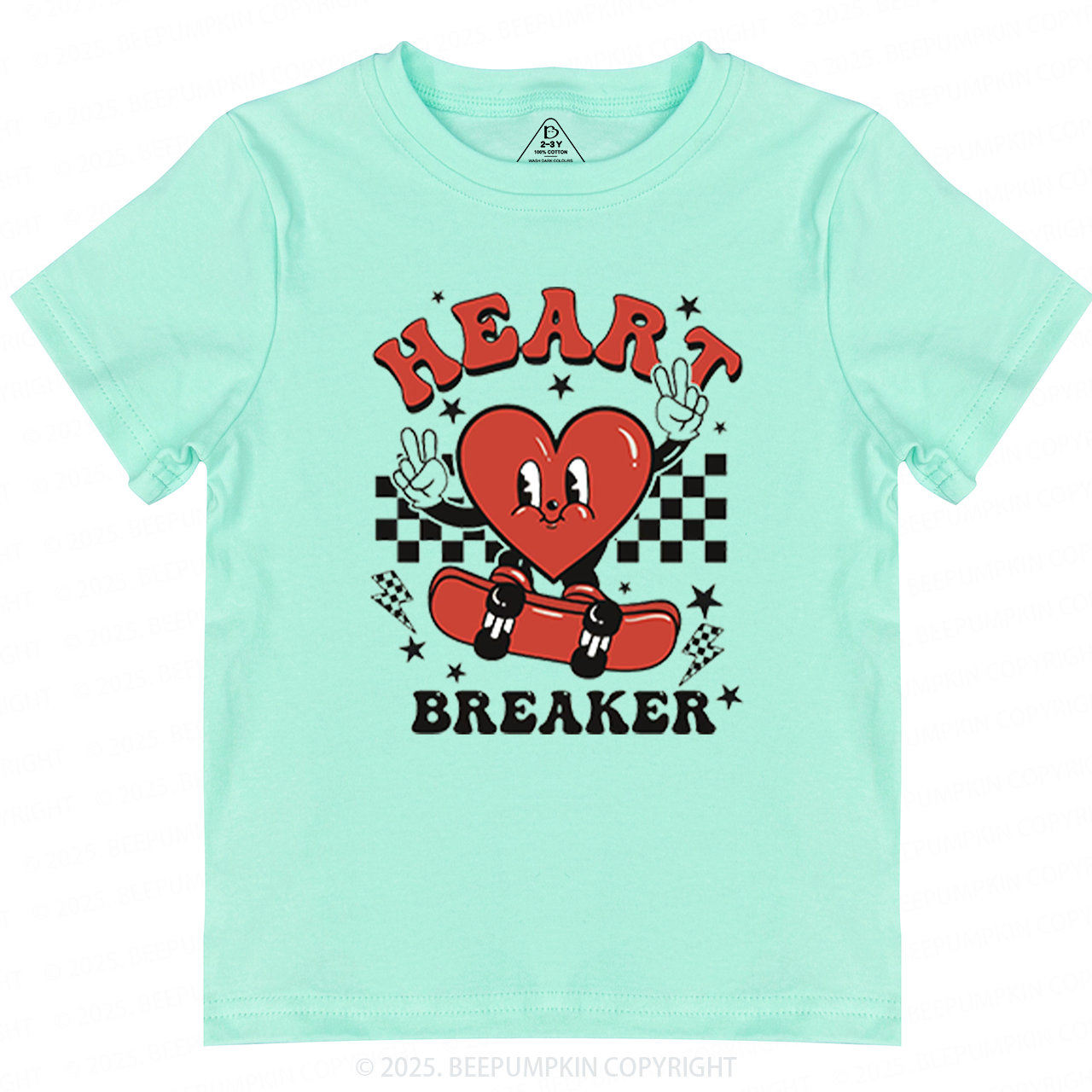 Heart Breaker Valentine's Day Toddler&Kid's Tees Beepumpkin 2