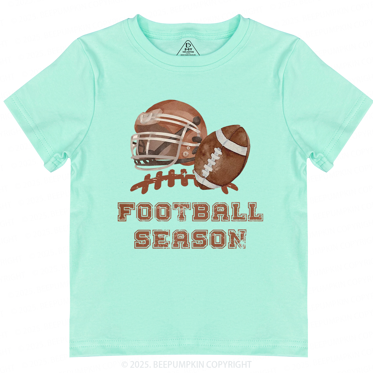 Football Season Toddler&Kid's Tees Beepumpkin